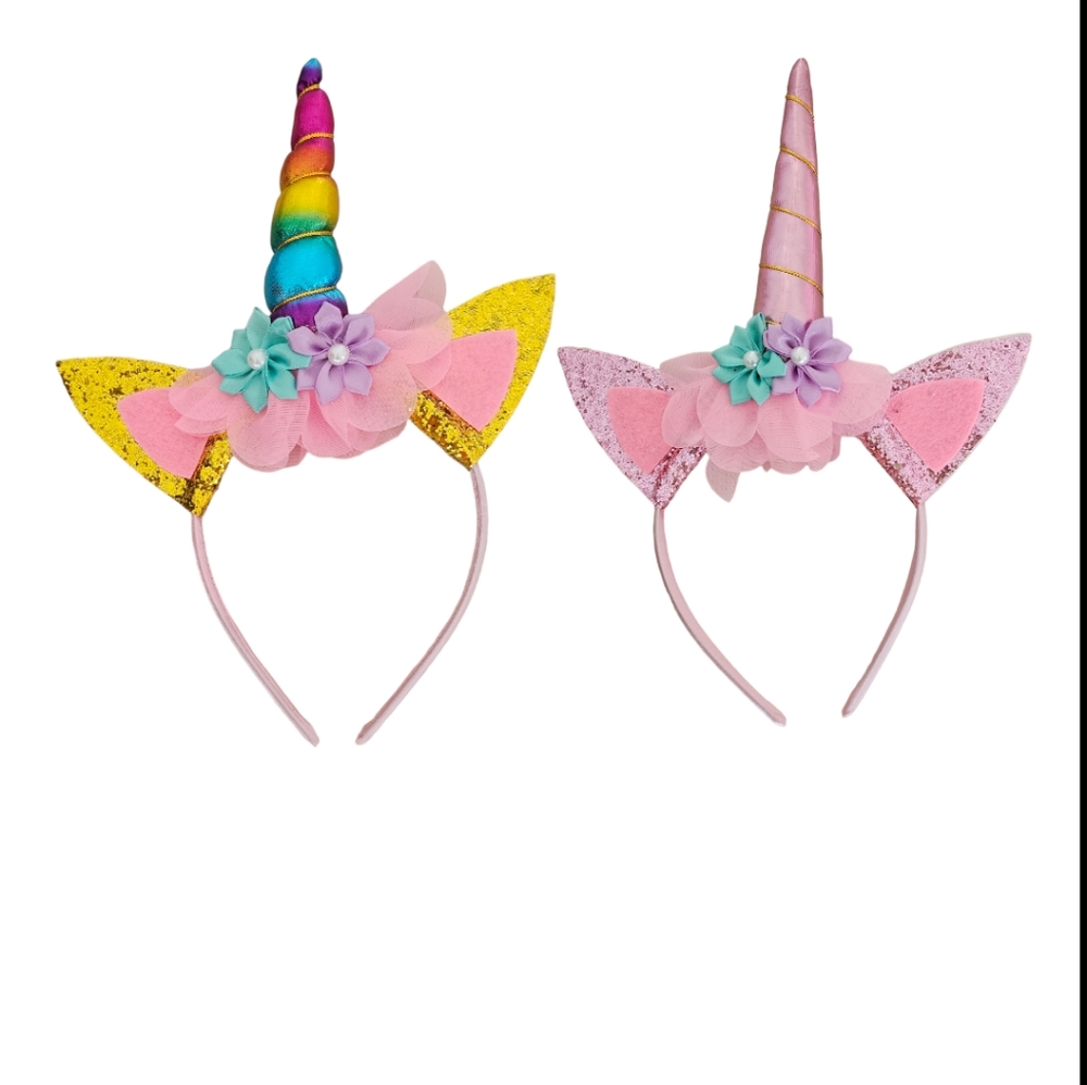 2 Unicorn headbands for Kids